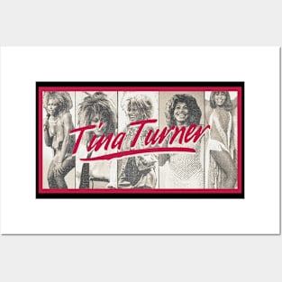 Tina Turner // The Queen of Rock RIP 1939 -2023 Posters and Art